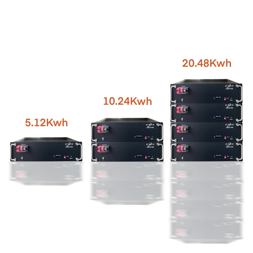 

Indoor Rack-mounted Energy Storage System with Pouch Lifepo4 Lithium Ion Battery Backup for Solar Power Applications