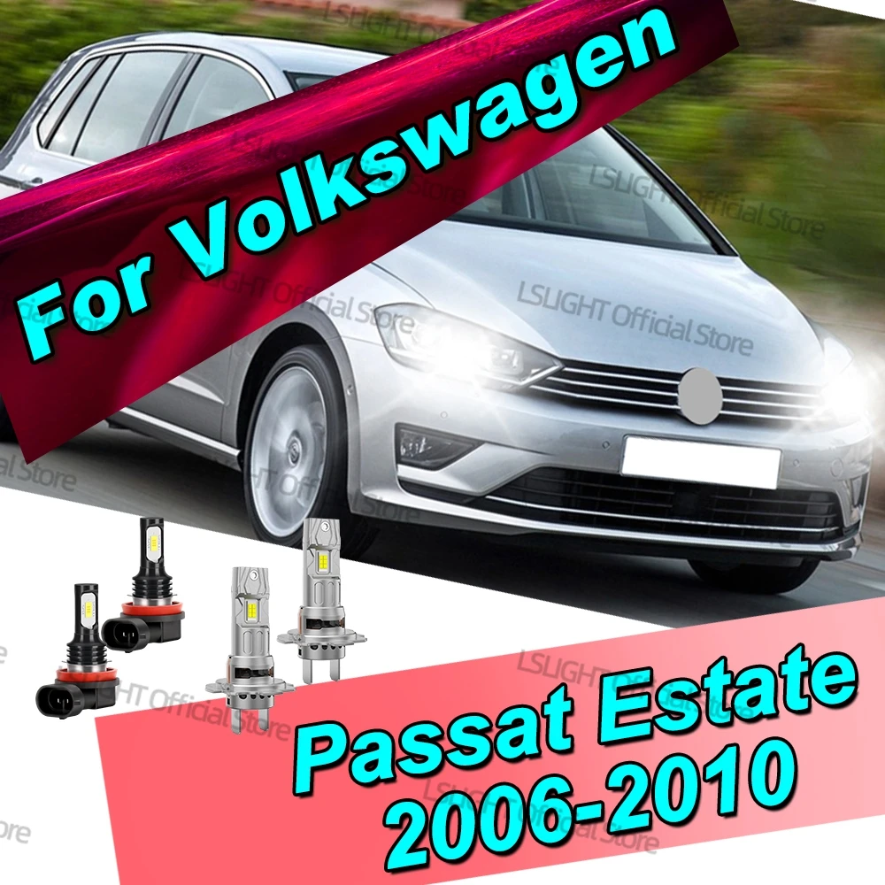 

2/4x фары 6000K светодиодные противотуманные фары 3570 лампы CSP Plug & Play для VW Volkswagen Passat Estate 2006-2010 Golf Hatchback 2006 2007