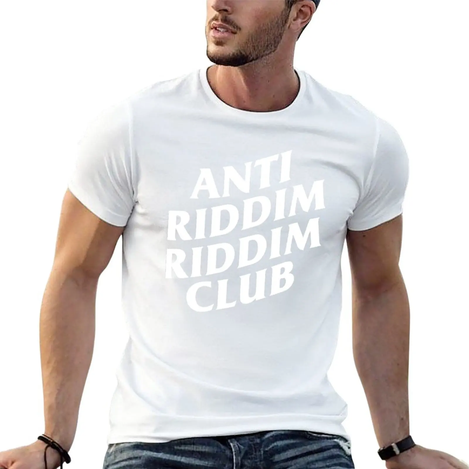 New Anti Riddim Riddim Club T-Shirt Short sleeve customized t shirts t shirts for men pack