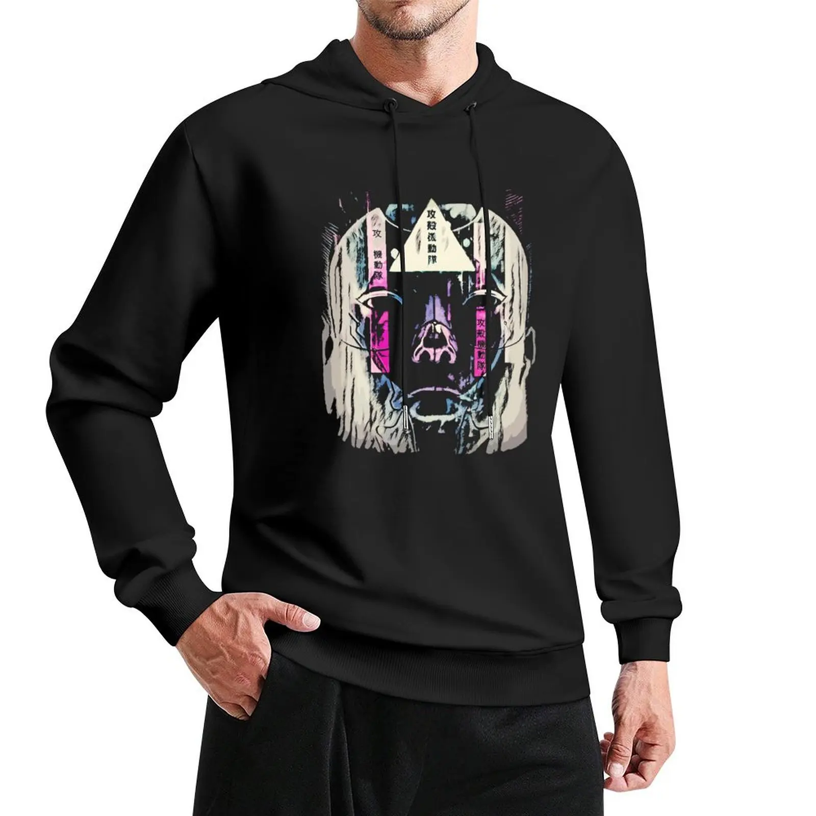 Ghost in the Shell Pullover Hoodie anime clothes graphic t shirts men mens clothing new in hoodies