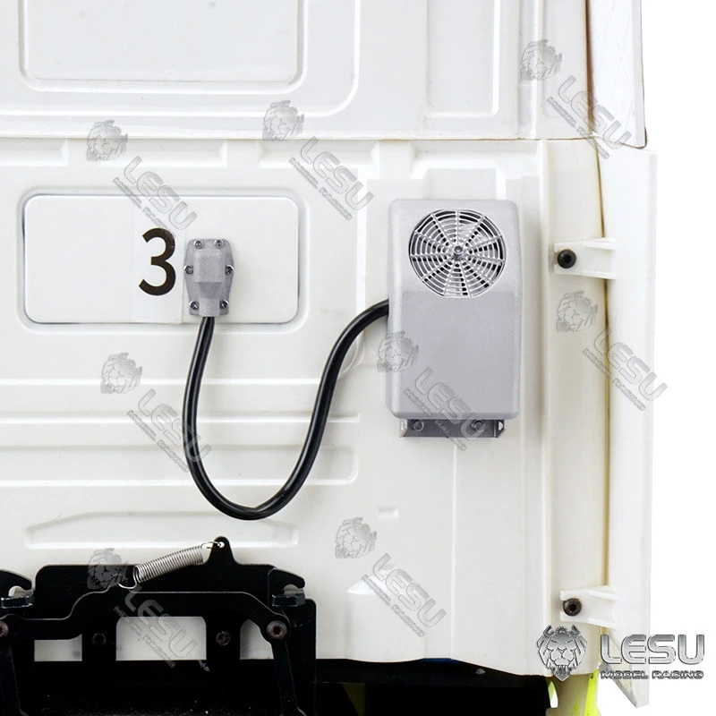 LESU G-6220 External Air Conditioner Model, Metal Upgrade OP Parts for 1/14 Tamiya RC Tractor Truck Cab Modification