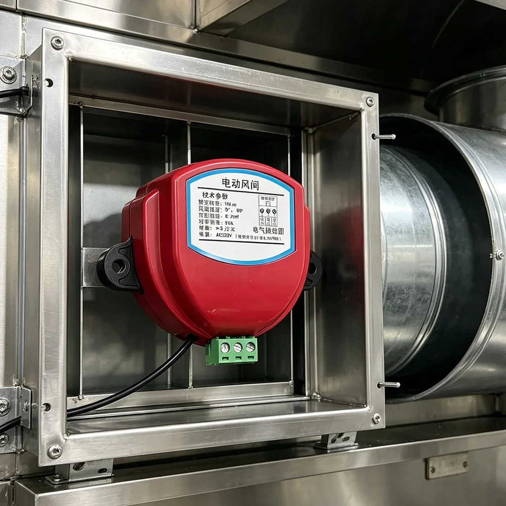 220V Electric Damper Actuator For Ventilation Ducts, Air Valve Controller With Fast 90 Degree Rotation, For Home And Industrial