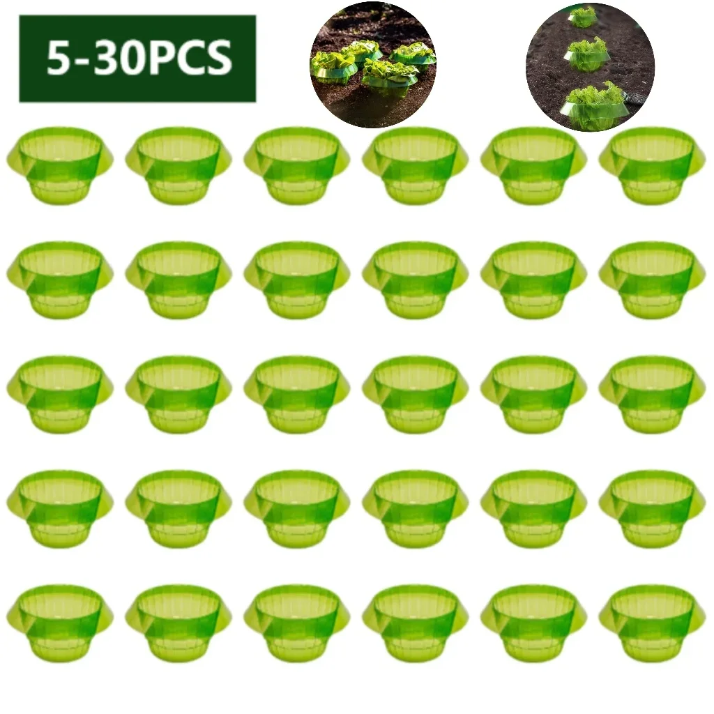 

Защитный ошейник для рассады, Круглый многоразовый ошейник для защиты растений от улитки, водосберегающий, для защиты растений на открытом воздухе