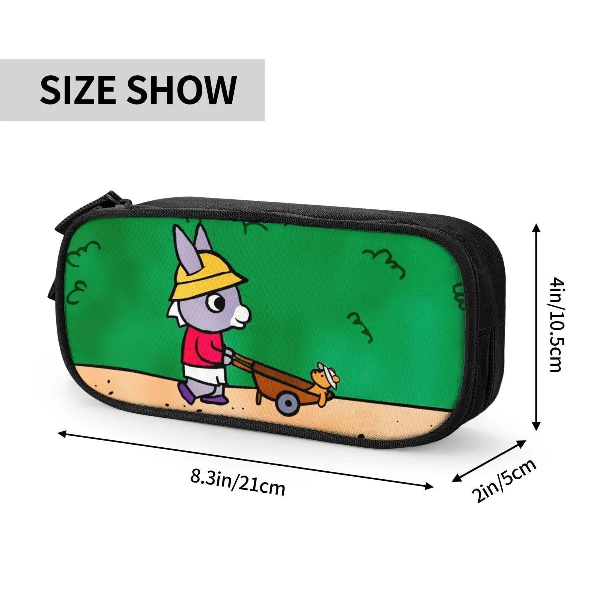 جميل Kawaii Trotro مقلمة كرتونية مقلمة صندوق القلم للطلاب أكياس تخزين كبيرة مكتب هدية الملحقات