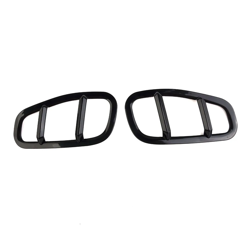 2pcs Side Lamp Covers for Jeep For RENEGADE 2015 2019 ABS Plastic Material Custom Fit Exterior Car Accessories