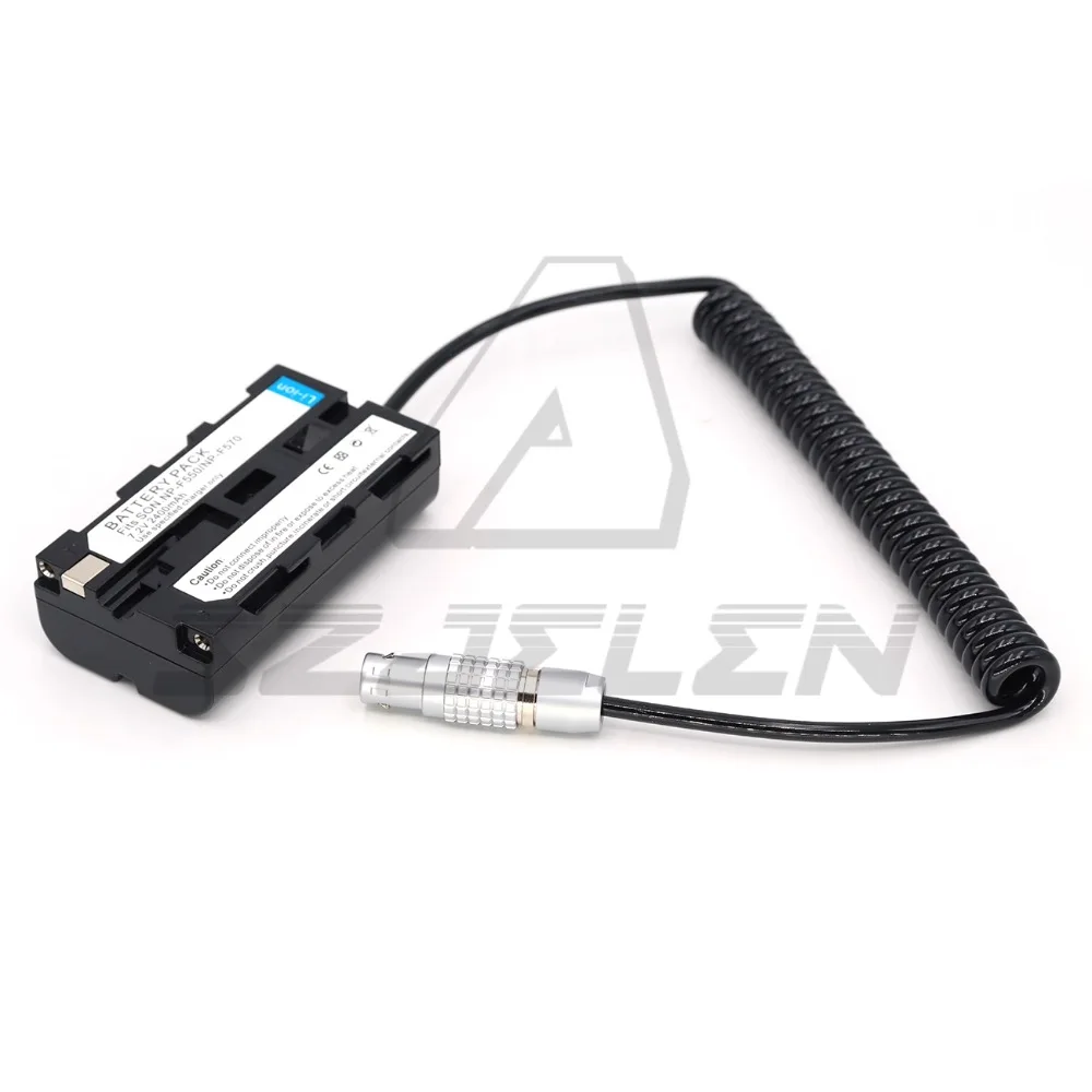 1B 6-pin Male to F970 F550 Fake Battery Power Adapter Cable for DJI Ronin 2 Gimbal Stabilizer