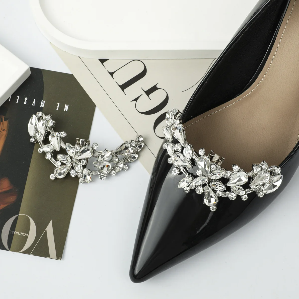 

【1 пара】заколки для свадебных туфель, пряжка для обуви «сделай сам», зажимы для обуви, аксессуары для обуви на каблуке, ювелирные украшения