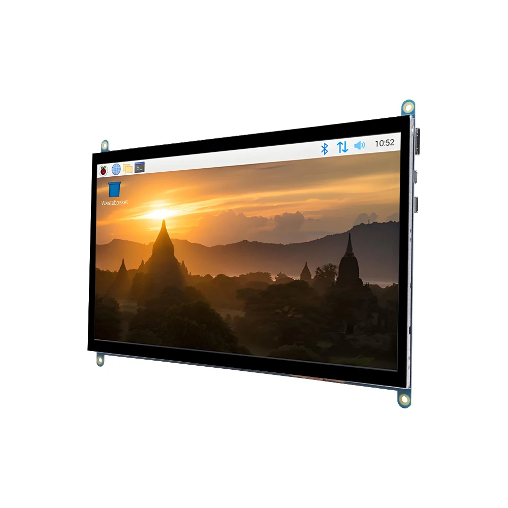 Raspberry Pi Scherm 10.1 Inch Touchscreen 1024*600 HDMI Display Voor Raspberry Pi 5/4/3B/B + Win11/10/8 - afbeelding 2