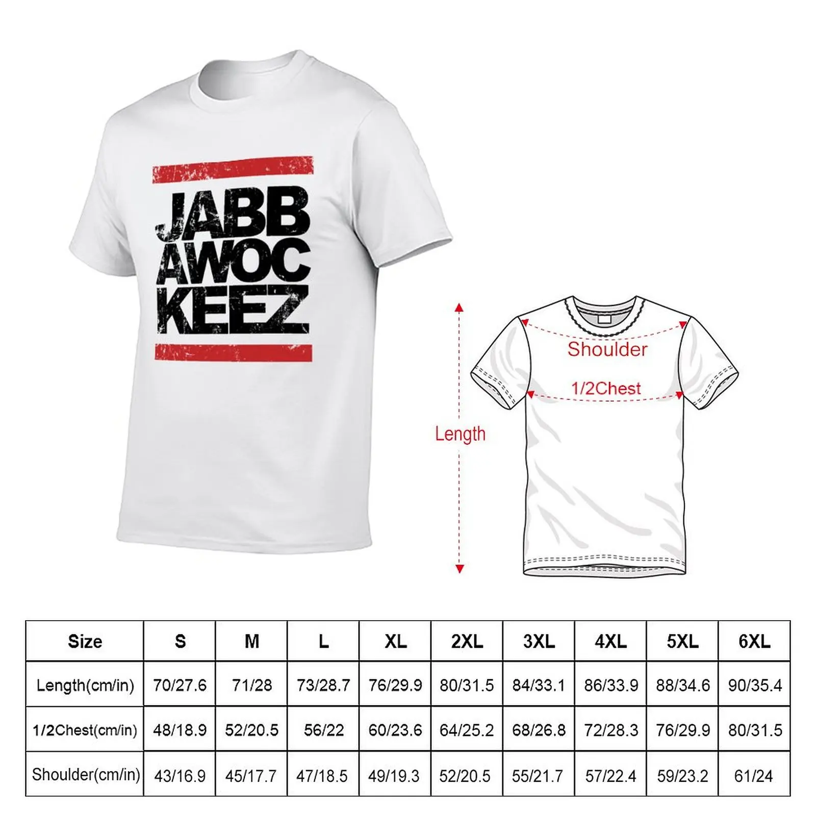 جاباووكيز الهيب هوب تي شيرت رجل الملابس الهبي الملابس أنيمي تي شيرت ثقيل الوزن تي شيرت للرجال