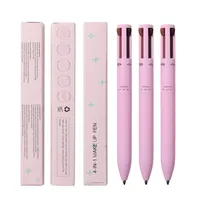 Multi-effect 4 In 1 Eyeliner Eyebrow Pencil Contour Pen Long Lasting Waterproof Cosmetics Eyeliner Makeup Pencil Lip Liner Pen