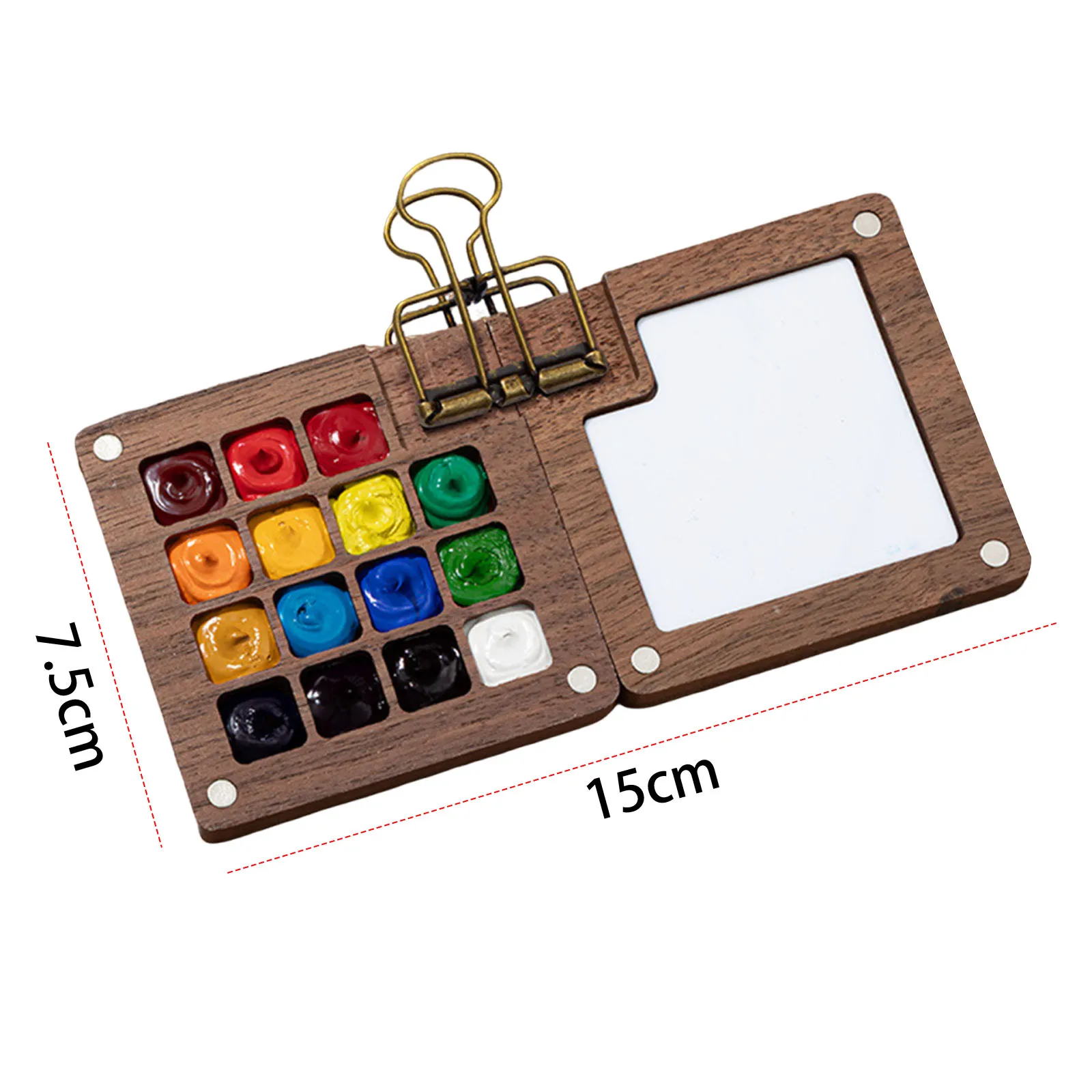 مجموعة ألوان مائية مع فرشاة وكراسة الرسم مجموعة ألوان مائية للسفر مجموعة ألوان مائية للجيب للسفر للرسام والفنان والطلاب المبتدئين #6