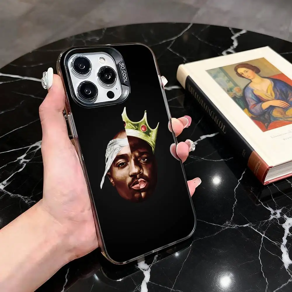 Biggie Smalls Notorious B-BIG  Phone Case For iPhone 17,16,15,14,13,12,11 Plus,Pro Max,XS,Colorful Silver Phone case Funda Cover - view 2