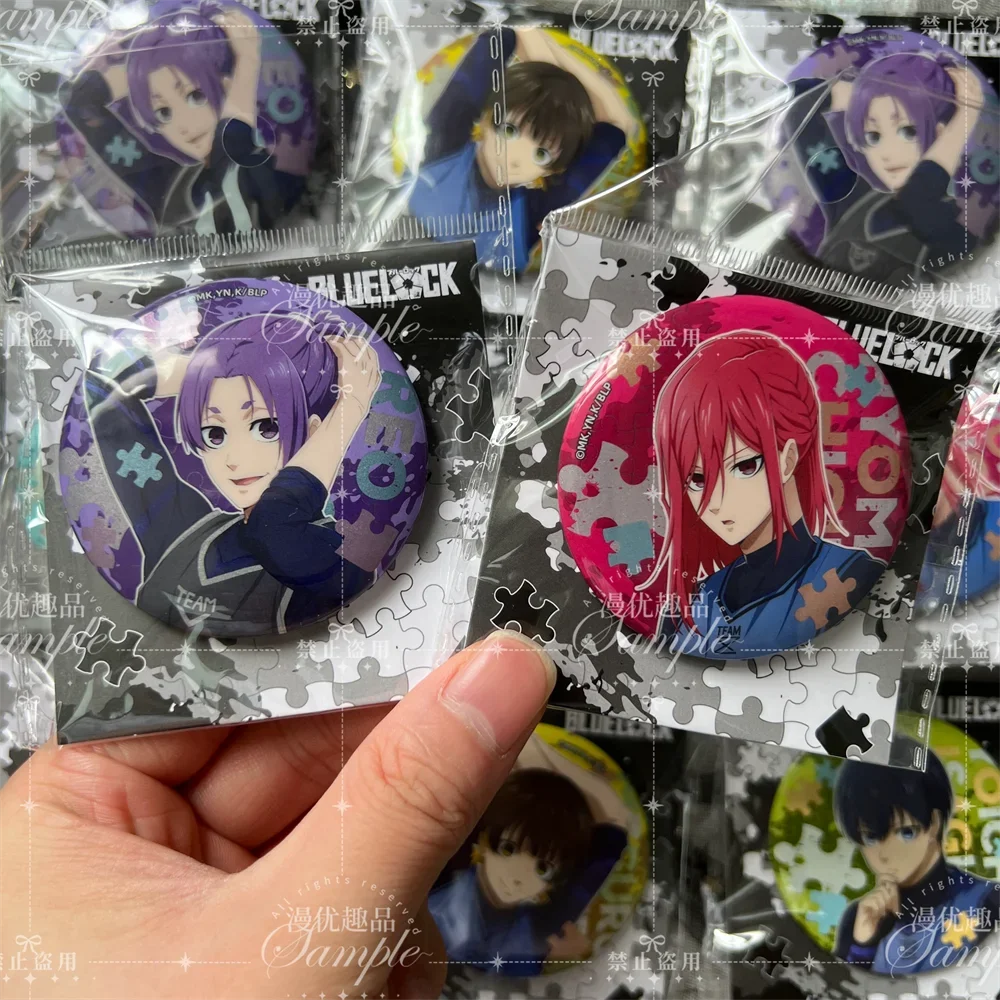 Anime BLUE LOCK Isagi Yoichi Chigiri Hyoma Nagi Seishiro Cosplay Reflective  Badge Ambitus