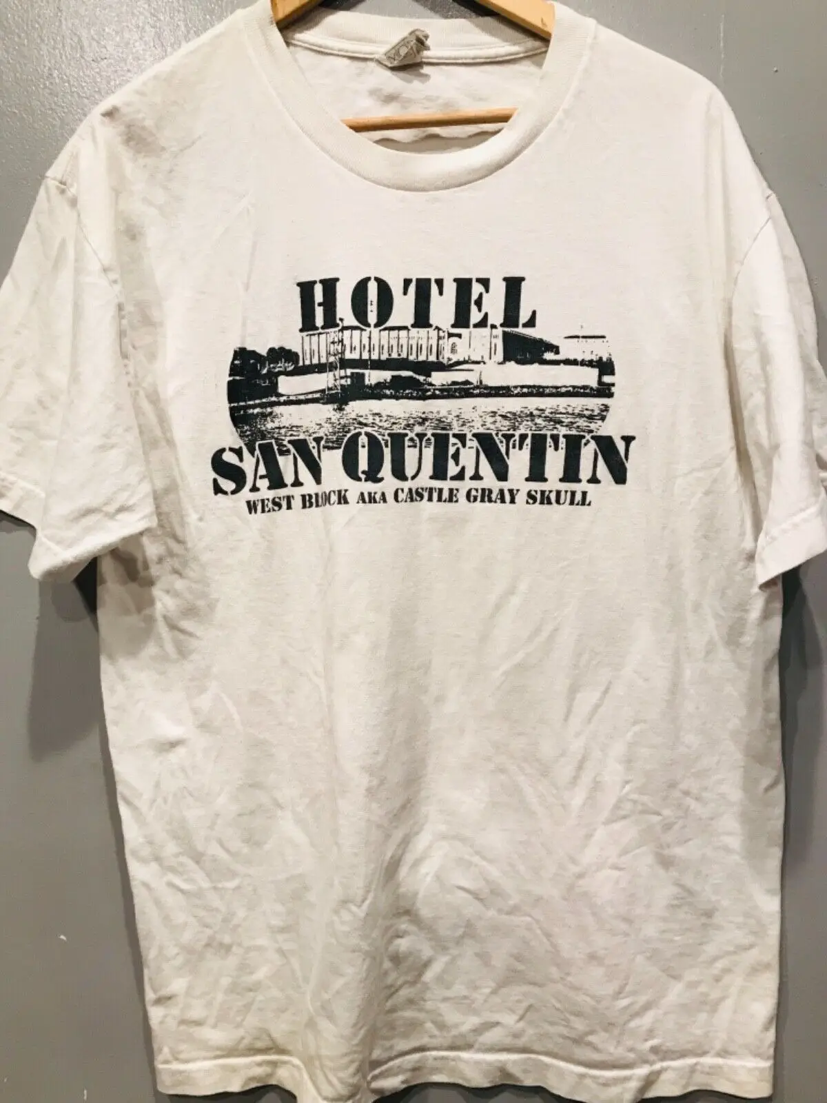 üî SAN QUENTIN West Block CDC Prison Alumni T Shirt White Men Äôs Large