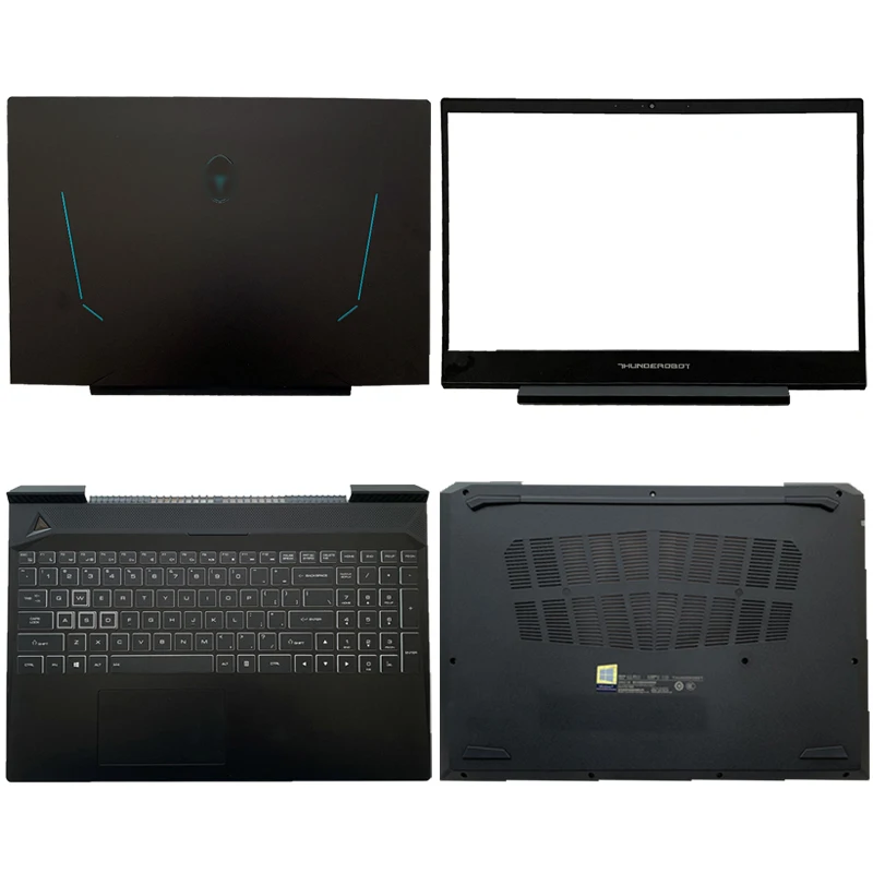 New laptop lcd back cover/front bezel/lcd hinges/hand rest/bottom case for thunderobot 911 Air Master