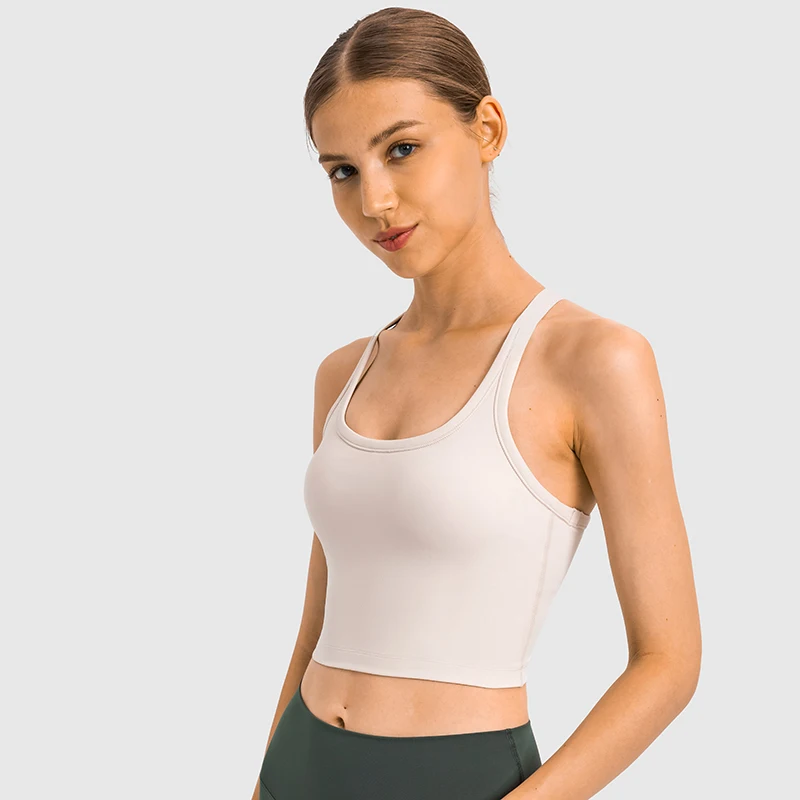 Nepoagym MOTION Sports Bra Tank Top Buttery Soft Women Racerback Crop Top for Workout Fitness Running Yoga