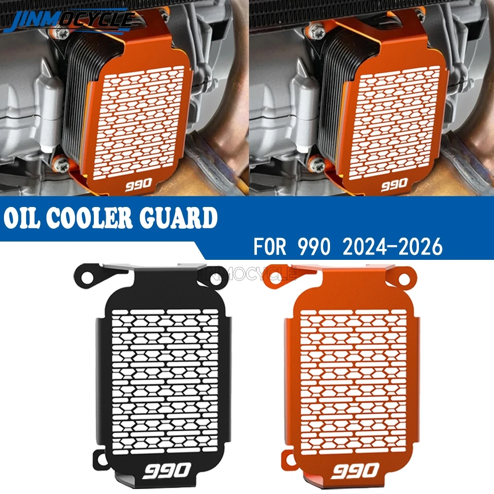 

New JINMOCYCLE Accessories Oil Cooler Water Heat Exchanger Guard Production Cover For Duke 990 R 2024 2025 2026 Duke990