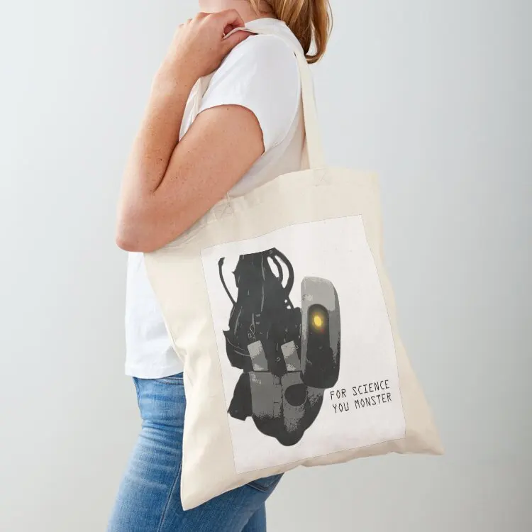 

Glados Aperture Tote Bag Canvas shoulder bag hand bag ladies Women's beach bags custom canvas