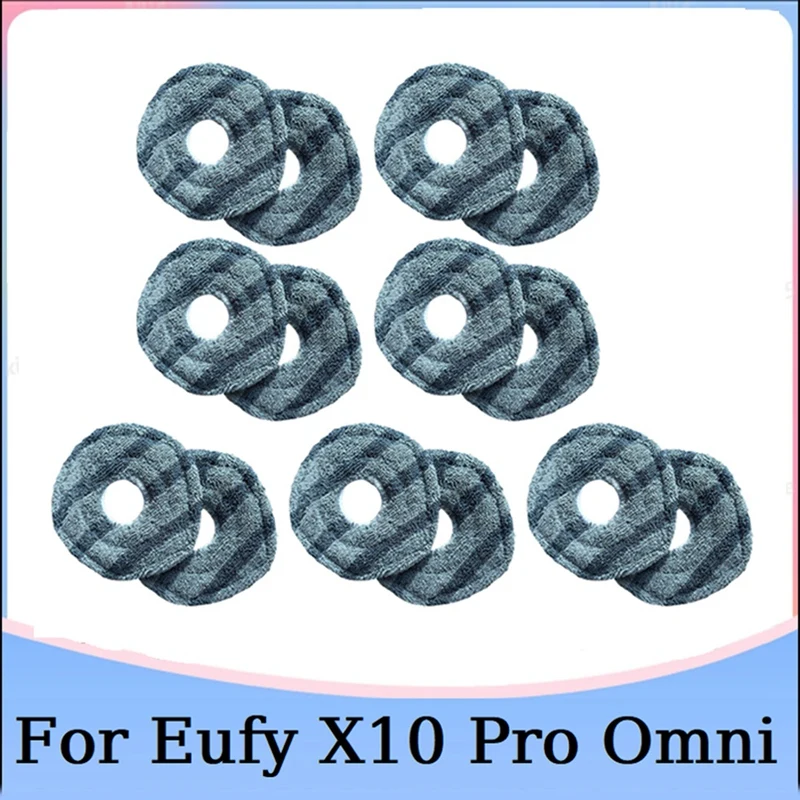 

Washable Mopping Cloth Mop Pads For Eufy X10 Pro Omni And Eufy X9 Pro Robot Vacuums Cleaner Replacement Mops Parts