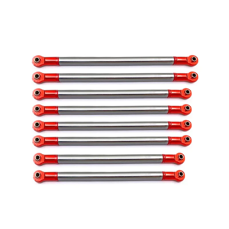 RC Car 1set Aluminum Alloy Link Rod 313MM Wheelbase Universal for 1/10 RC Car Crawler Axial SCX10