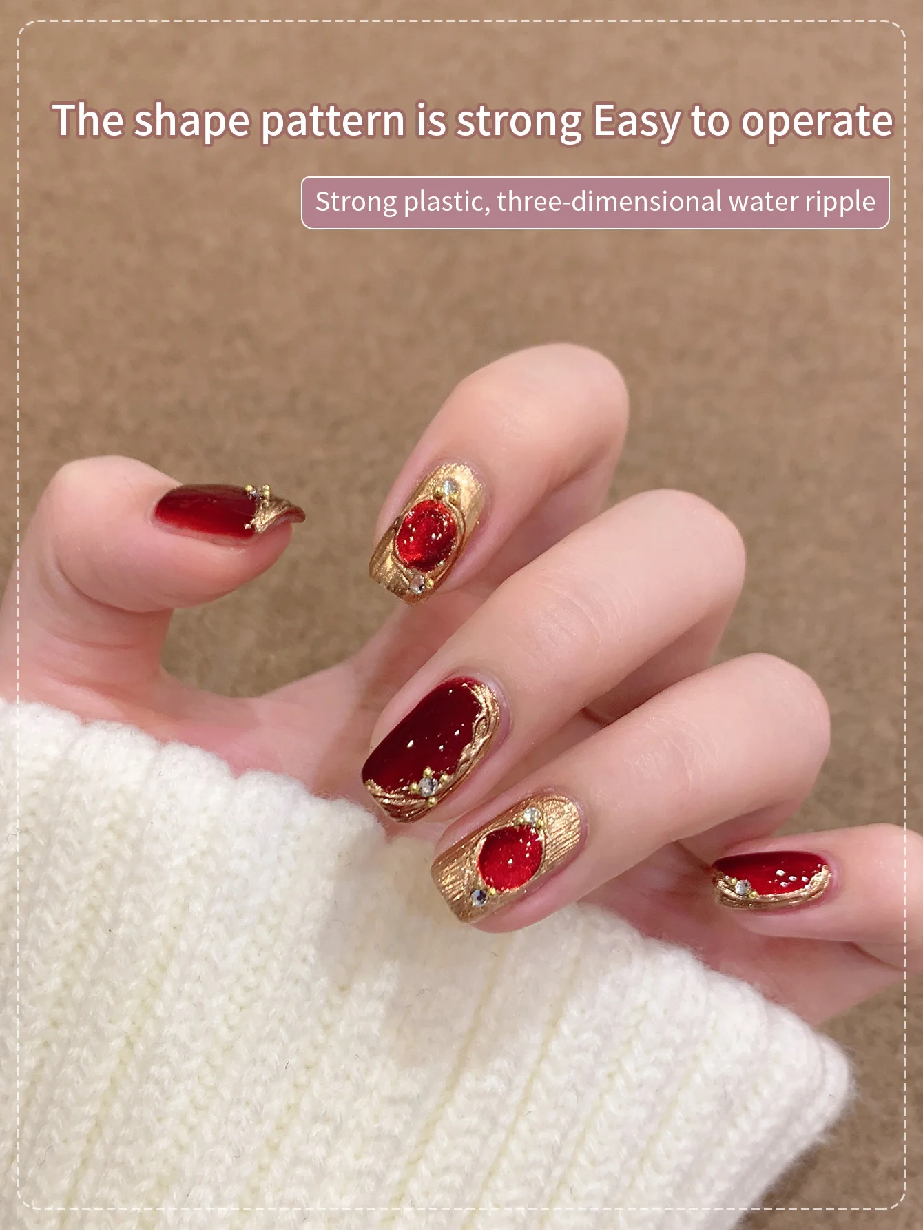 15 ml klarer, antihaftbeschichteter Handverlängerungs-Gel-Nagellack für 3D-Shaping Nail Art Solid Milky Jelly Hard Gel für Fake Nail Carving Art