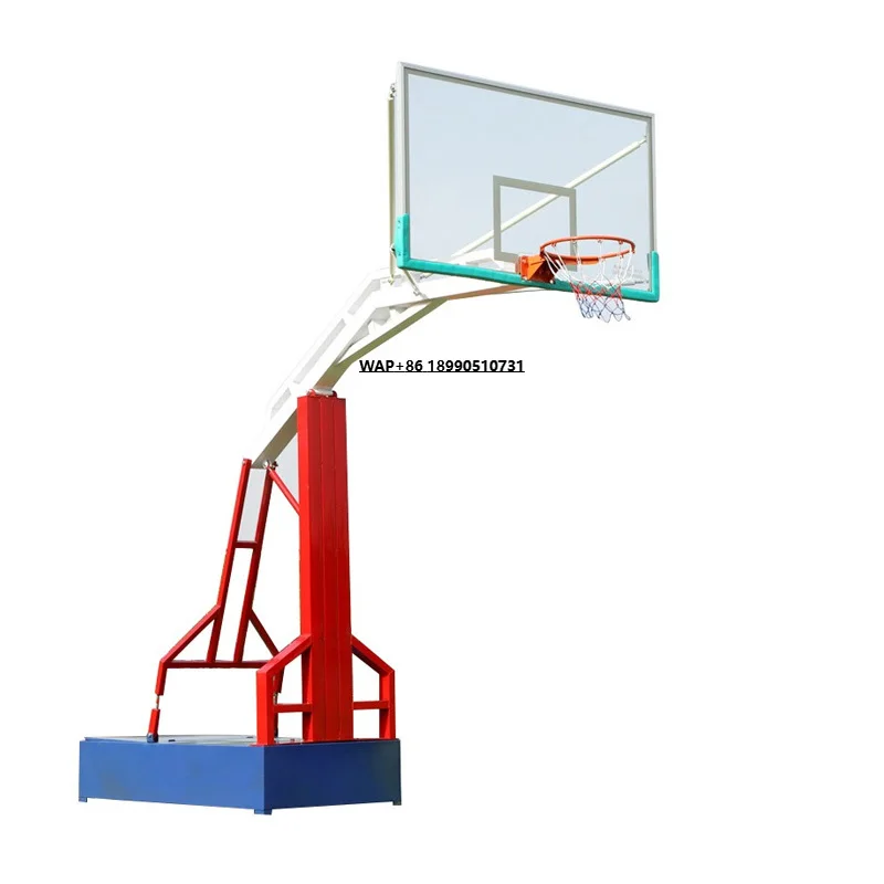

GW Hot Sales Professional in Ground Outdoor Basketball Hoop Fixed Height Durable Safe Basketball Stand