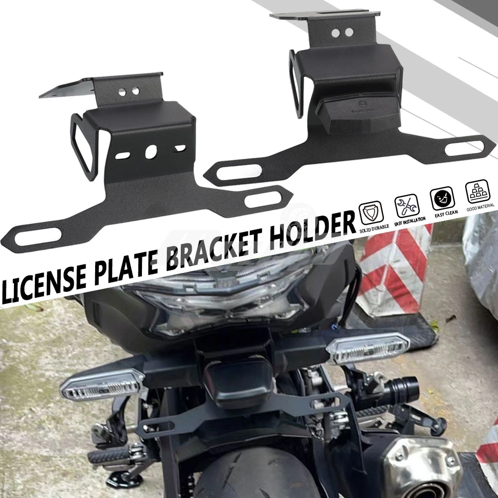 

Motorcycle License Plate Bracket Tail Tidy Fender Number Holder For KAWASAKI Z900 Z900SE 2017-2018-2019-2020-2021-2022-2023-2024