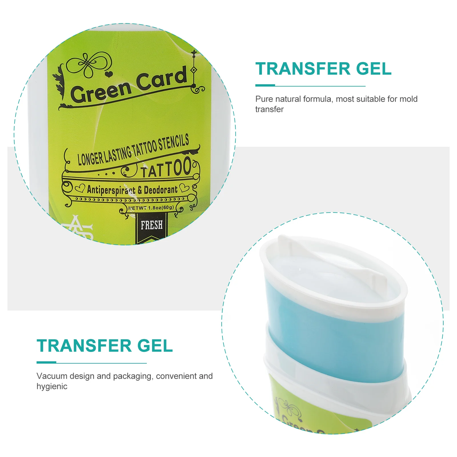 Kit de papel de solución de transferencia de Gel de plantilla Suite crema de cuidado posterior de tatuaje, crema de mantequilla