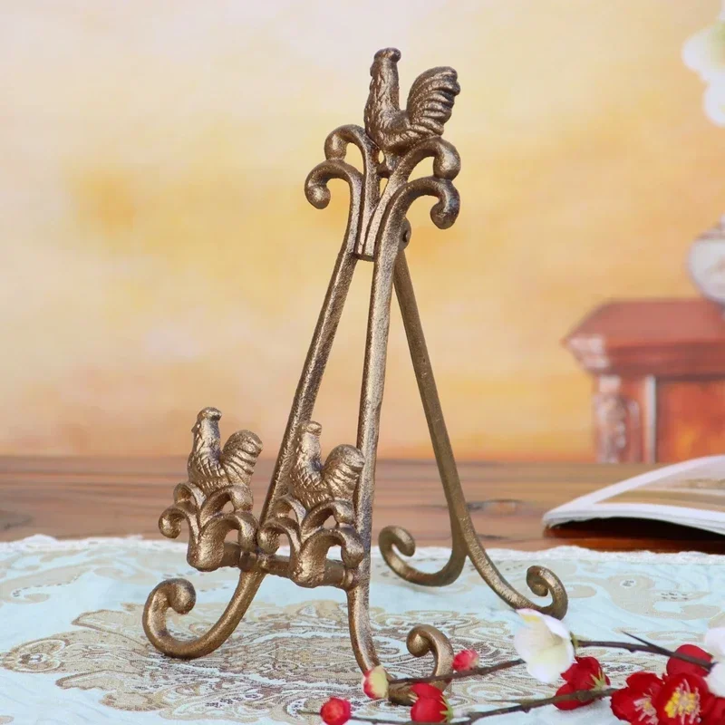 Classic Heritage Iron Display Stand Storage Rack Elegant Stand Vintage Dish Holder With Sweet storage Holder Exhibition Appeal