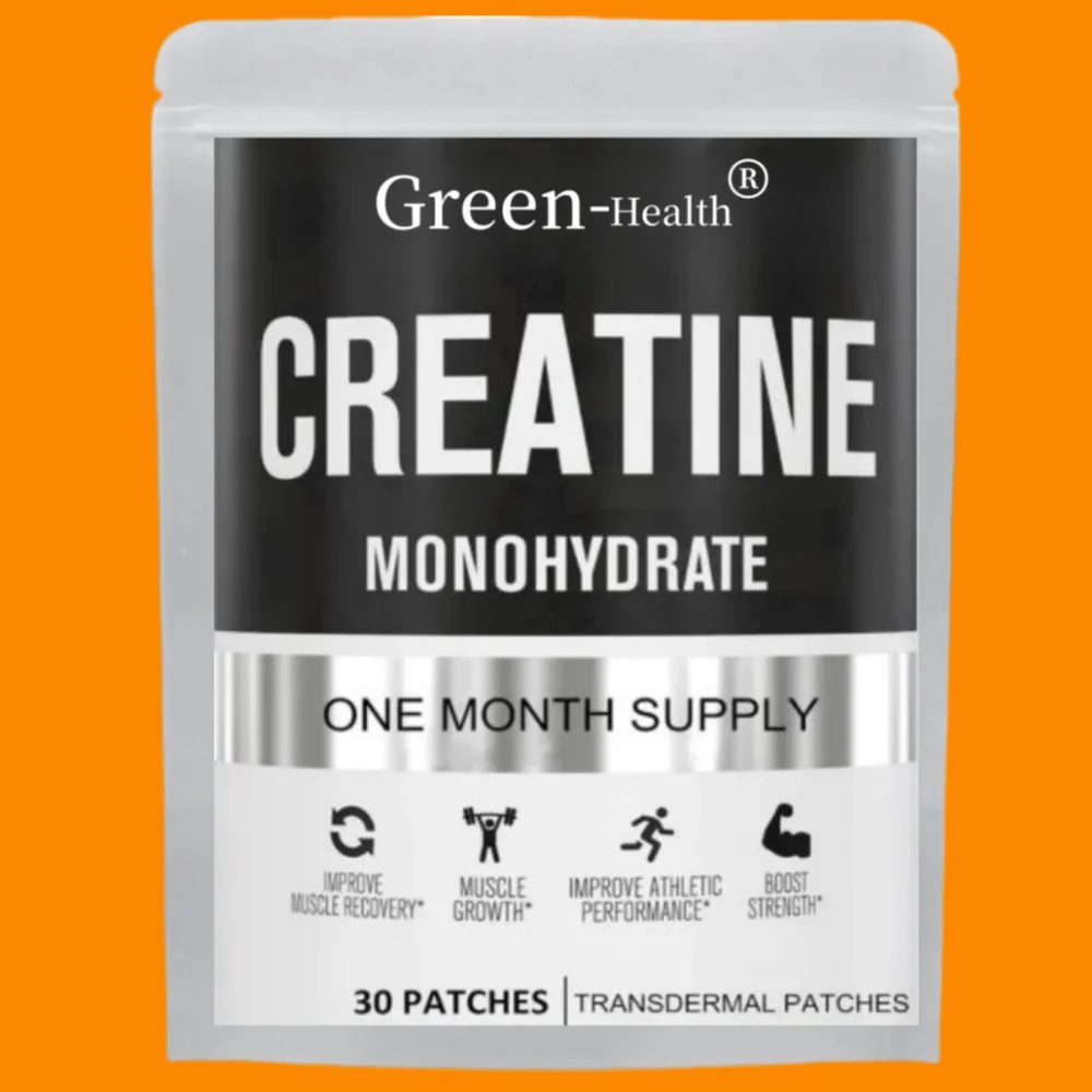 

Creatine Monohydrate Transdermal Patches for Muscle Growth, Increased Strength, Enhanced Energy Output 30 Patches