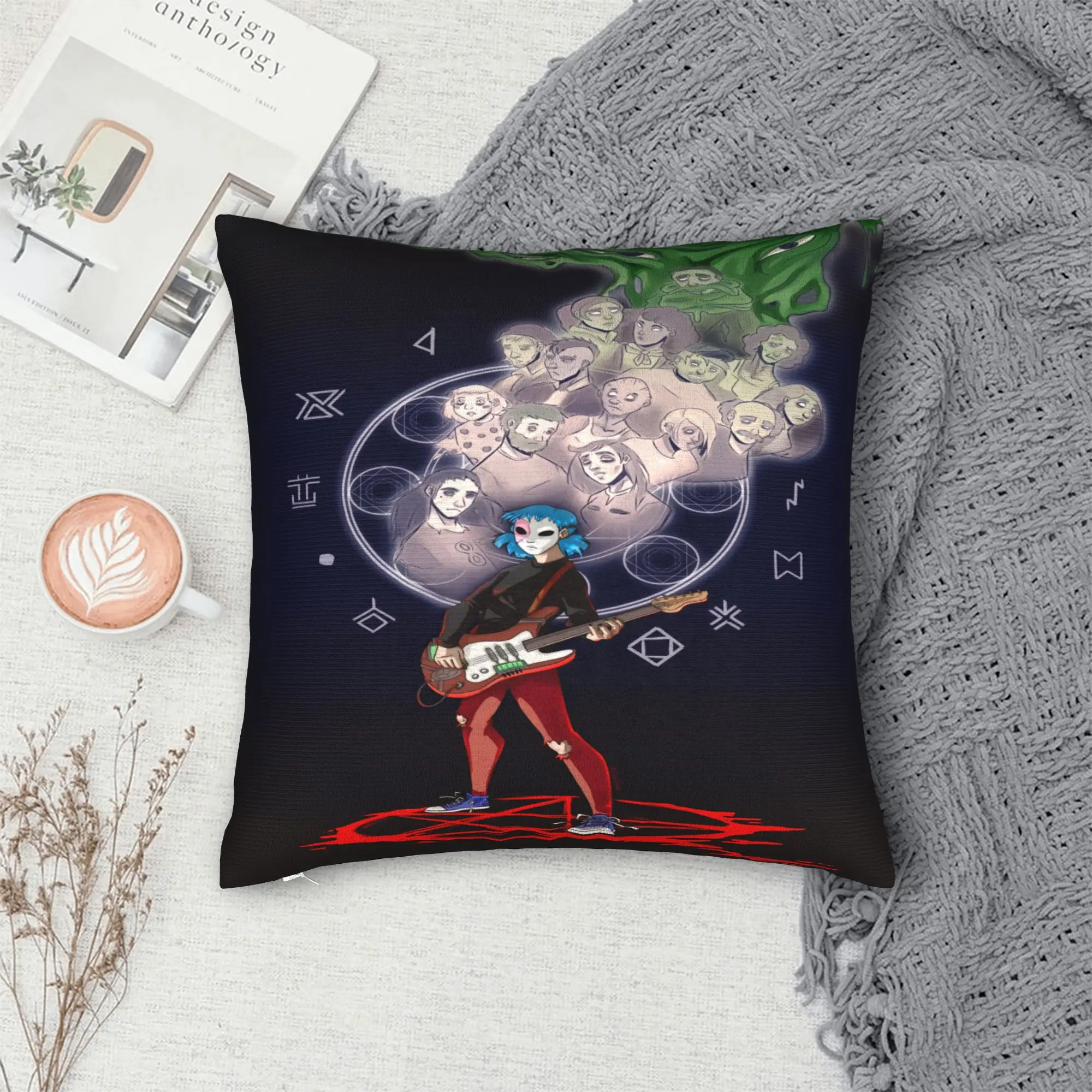 Sally Face Sal Fisher Pillowcases  Retro Trendy Pillow Case For Office Car Home Decor Soft Pillow Cover