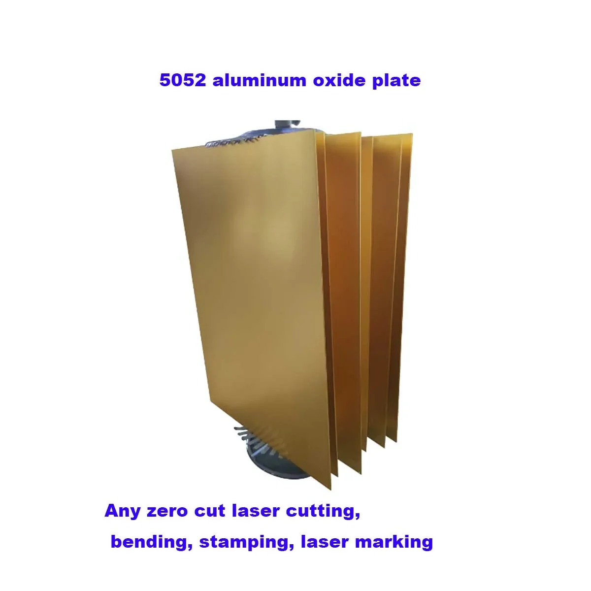 Gold Anodized Aluminum Alloy Plate/Size Processing Customized Curtain Wall Panel Shell 0.5 0.8 1.5mm