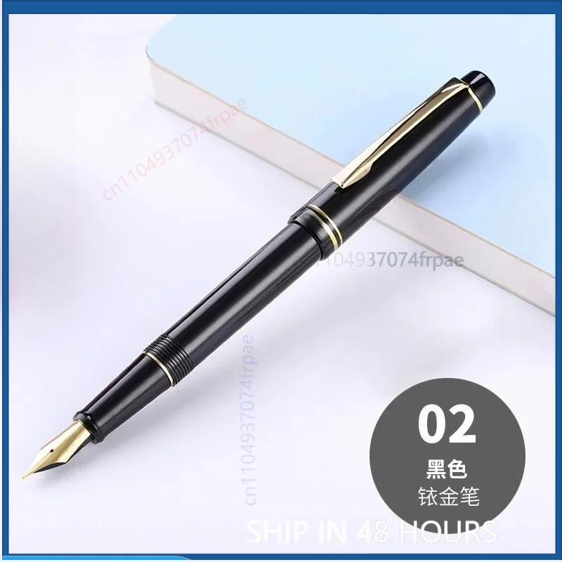For Wing Sung 659 Transparent Demonstrator Fountain Pen For Student Office Finance Calligraphy Practice（2pcs）