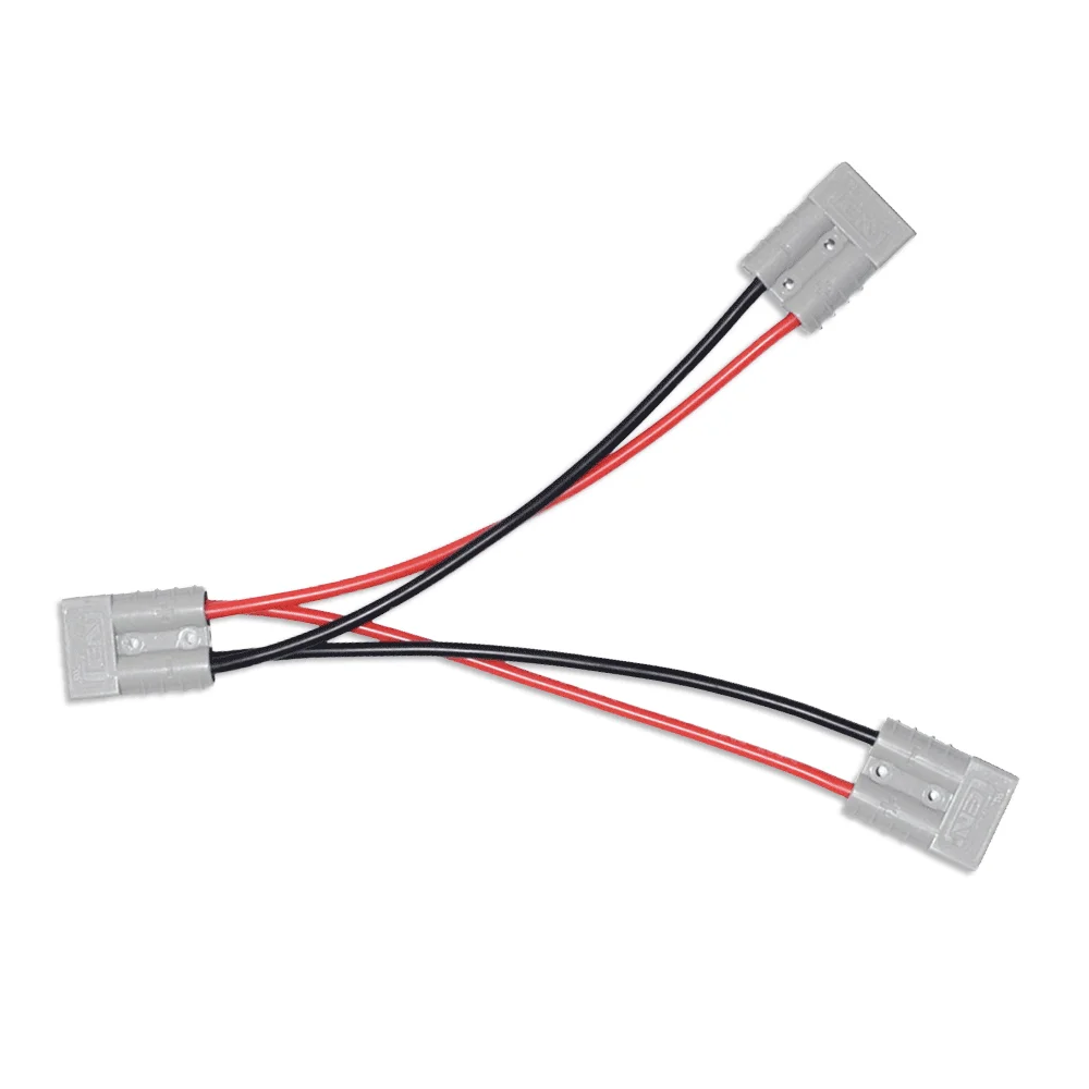 1 zu 2 Splitter Anderson Kupfer Stecker Solar Batterie Harness 10AWG 50A Ladekabel Quick Connect Trennen Großen Strom
