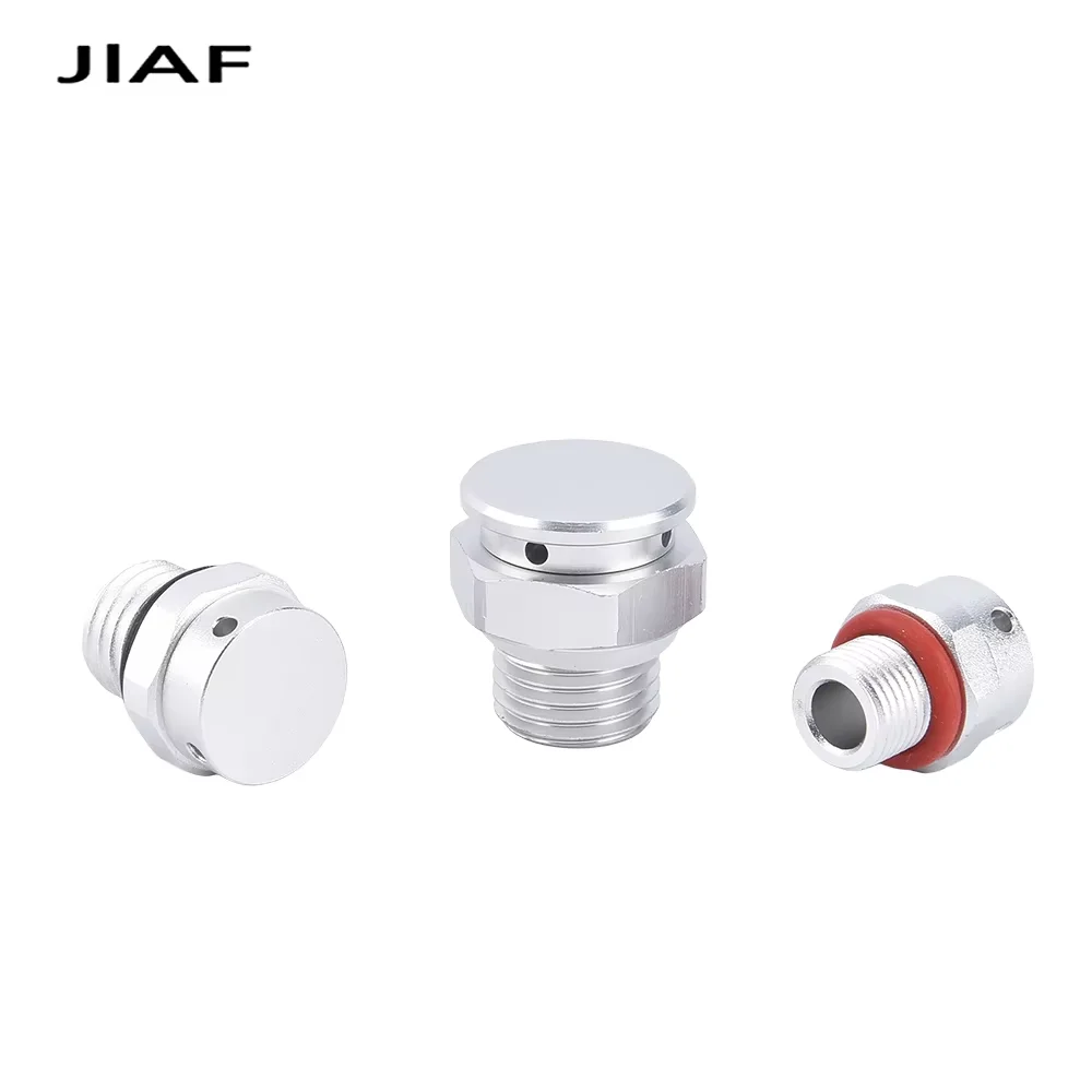 Aluminium Alloy Waterproof Screw-in Vent Valve M5-M20 Protective Vent Plug Heat Dissipation Pressure Relief Breather Valve