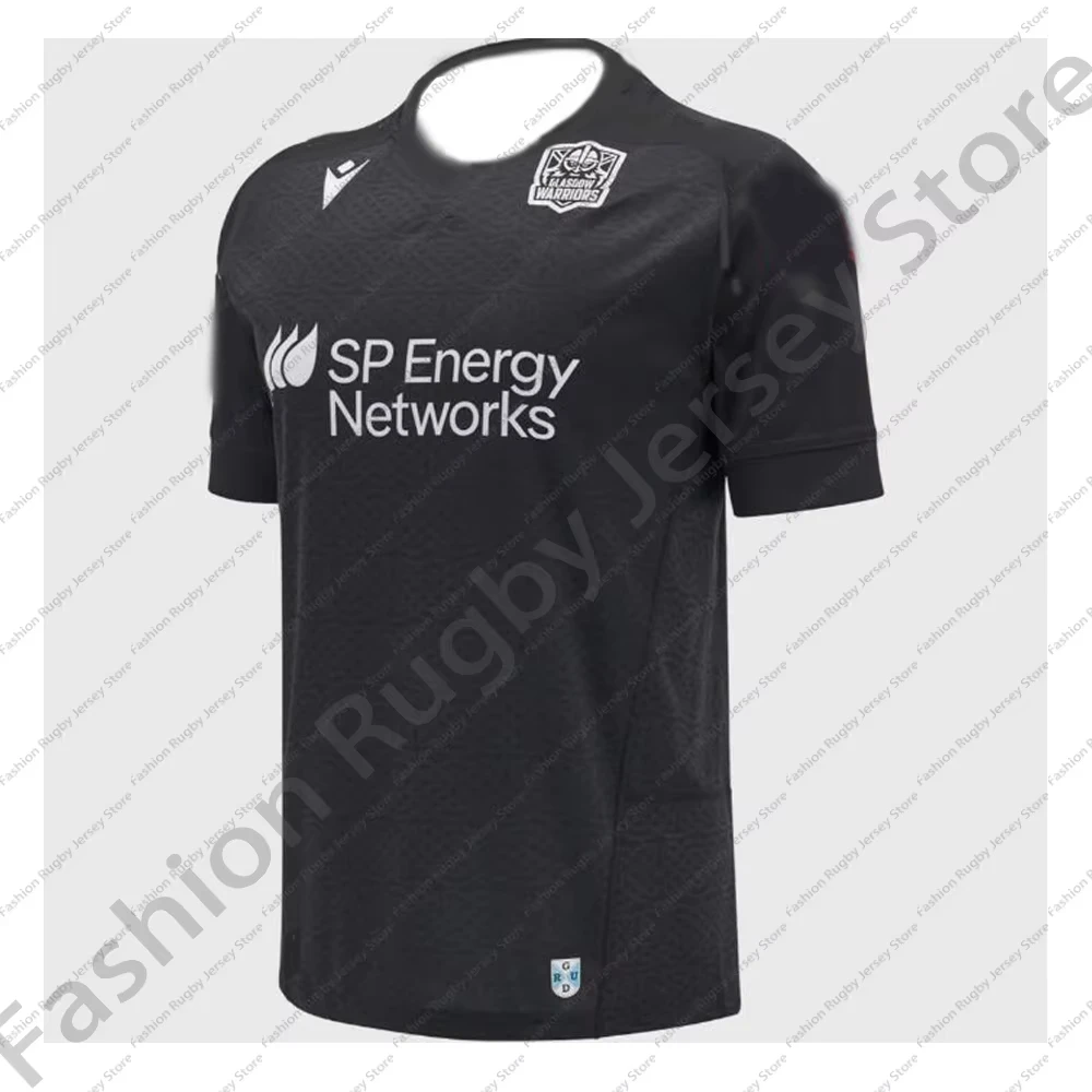 

2024/25 Rugby Jersey Clothes Men Kids Male Boys Gift Warriors T Shirt Team Sportswear Tee Teenager Home Train Top Club Lasgow