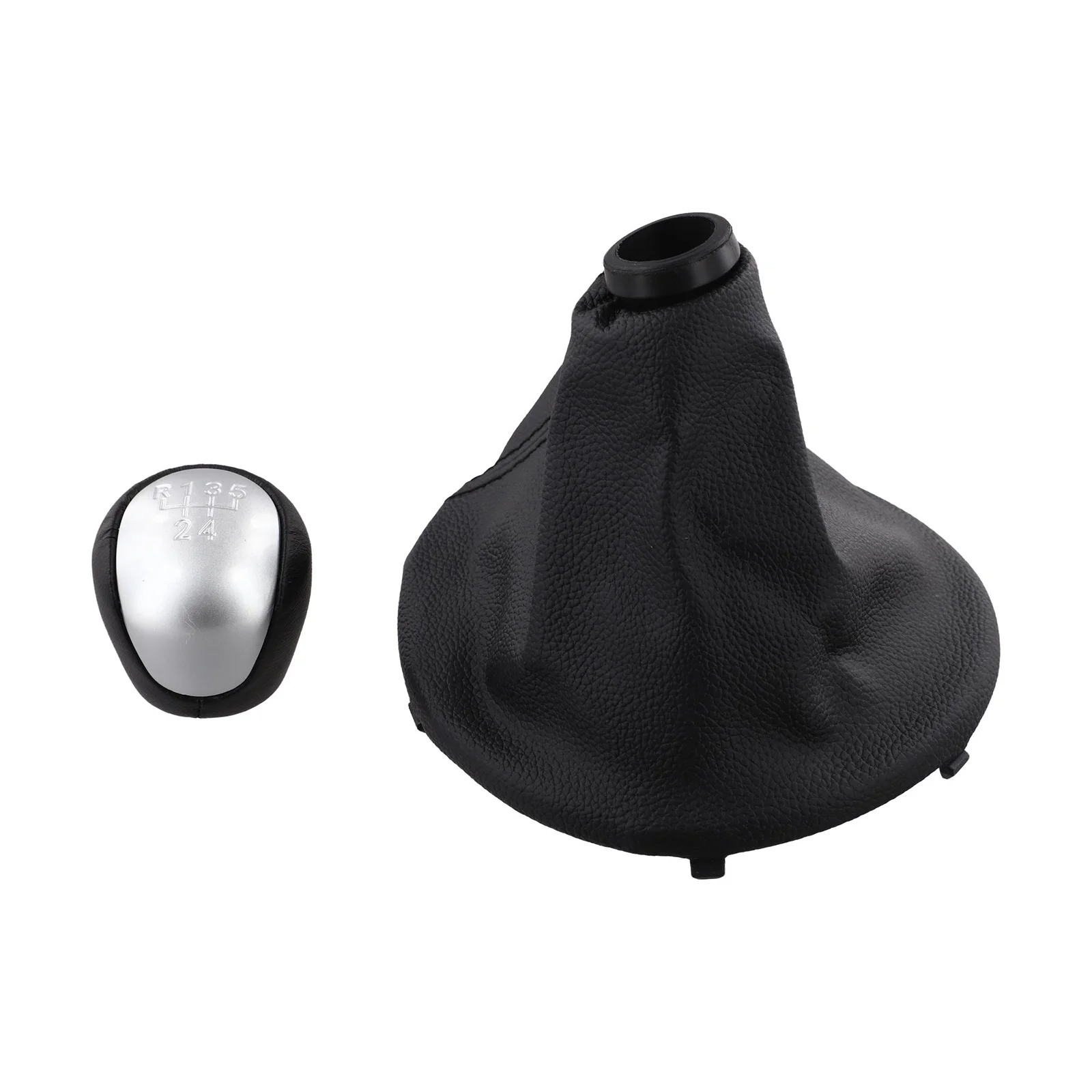 Car Interior Enhancement Black Silver Shift Knob Protector Automobile Interior Upgrade Easy Installation Process