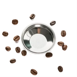Reusable Basket Permanent Coffee Filter Stainless Steel Single Layer Coffee Handle Filter Basket Perfect Fit Portafilter Basket