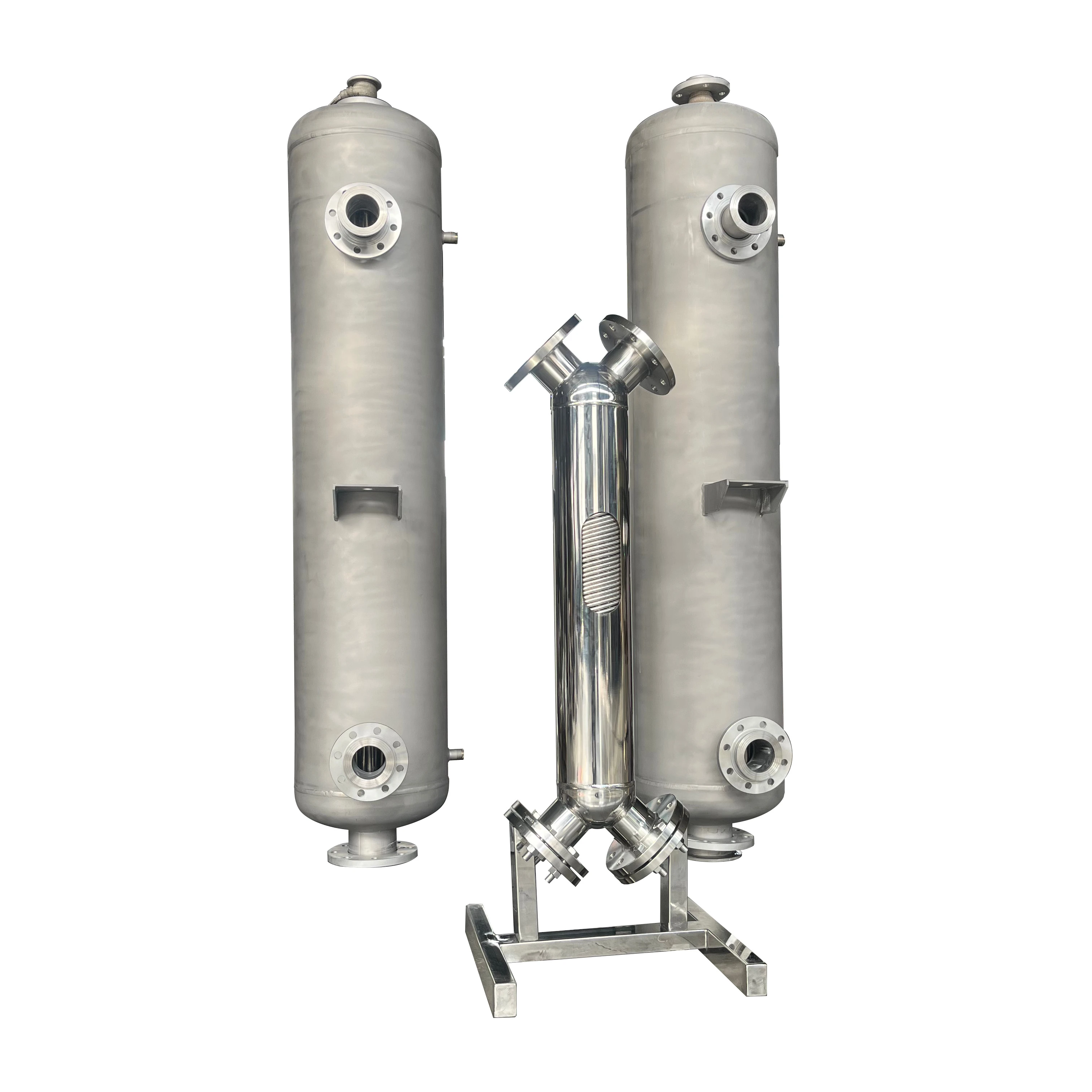 

Food Grade 304 Stainless Steel Sanitary Grade Spiral Wound Tube Heat Exchanger Dedicated Equipment For Milk Sterilization