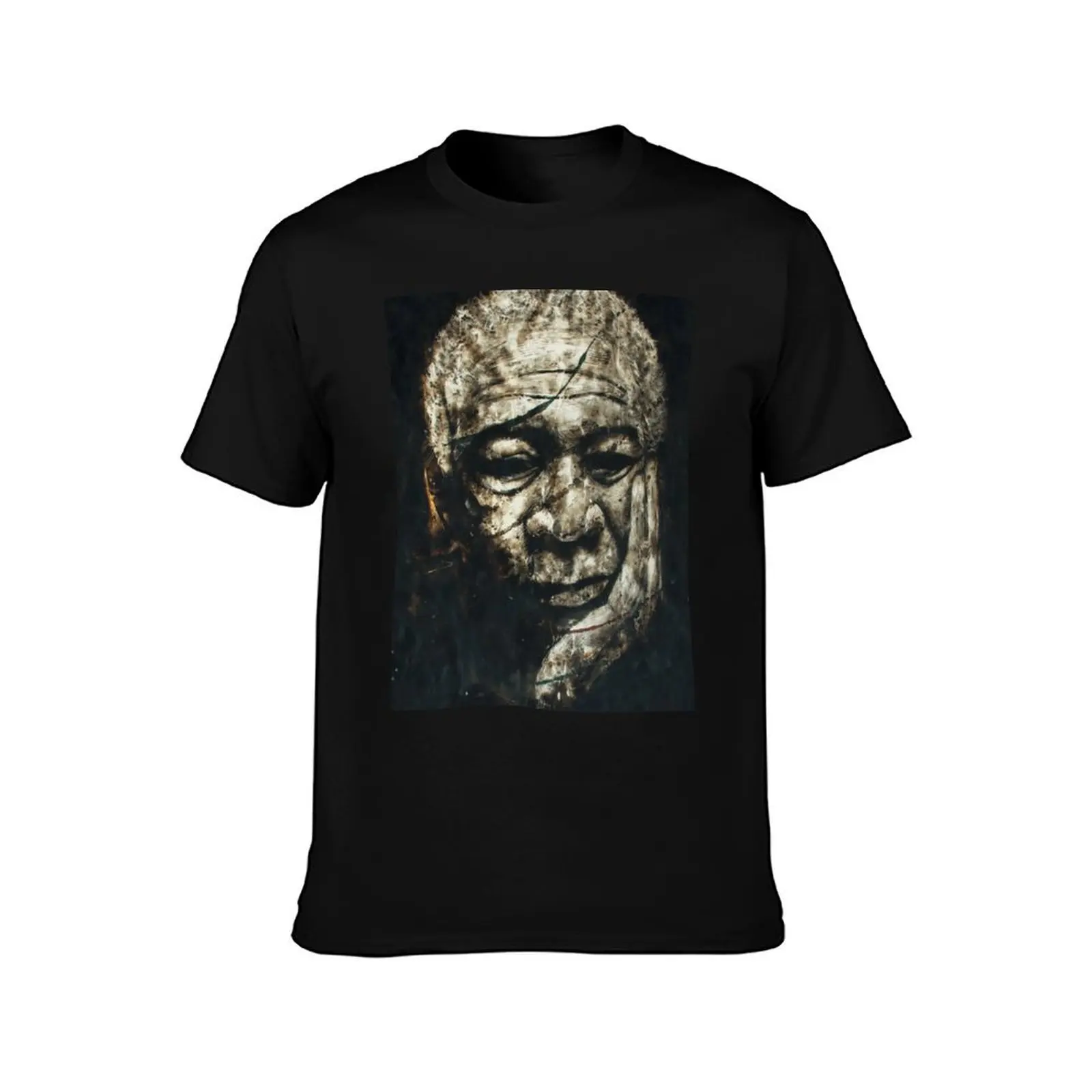 Morgan Freeman T-Shirt cotton t shirts man 100% cotton t shirt man anime t shirts for man T-shirt