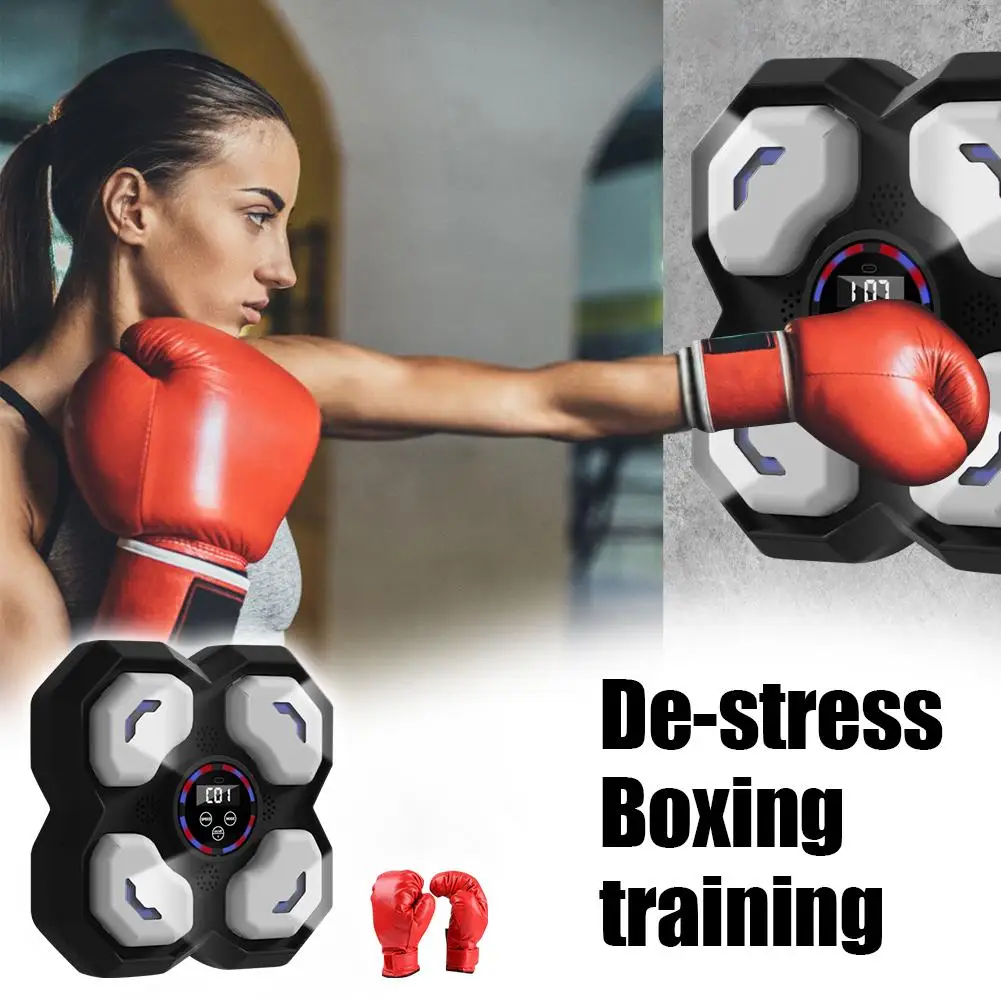 Smart Music Boxing Trainer Adult/Children Bluetooth Speed Variable Trainer Equipment Sports Home ​​Boxing K5Y5