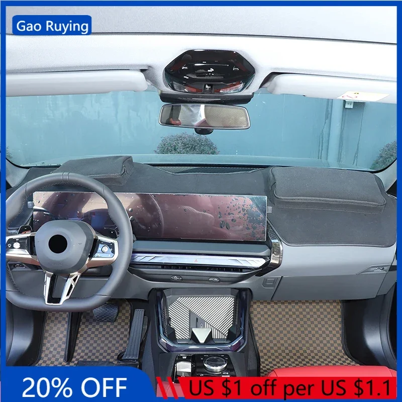 

Gao Ruying For BMW X3 G45 2025-2026 Car Dashboard Sunscreen Pad with Zipper Storage Bag Interior Car Accessories