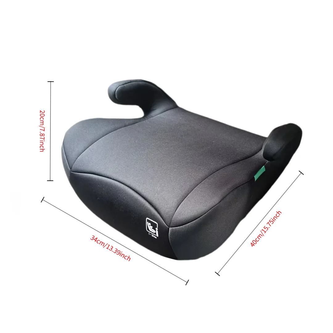 Backless Booster Car Seat, Ergonomic Comfort Kids Booster Seat with Secure Belt Position Guide for Travel & Daily Rides