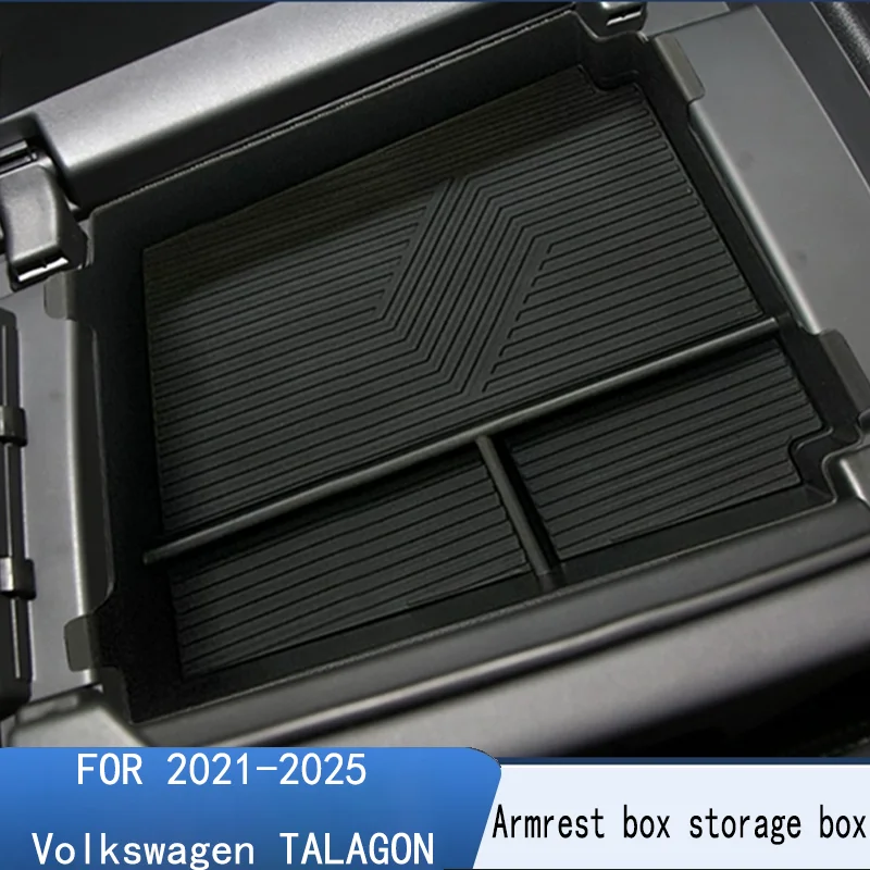 

FOR 2021-2025 Volkswagen TALAGON Armrest Box Storage Box Central Control Storage Interior Modification Car Accessores
