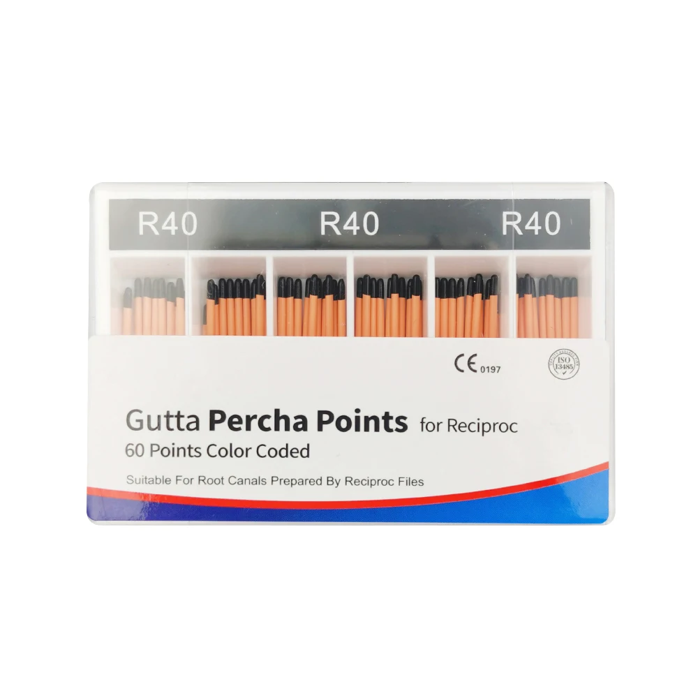 08Taper R25 Dental Reciproc Gutta Point Absorbent Paper Points 06Taper R40 05Taper R50 Reciproc Blue Files Dental Obturations