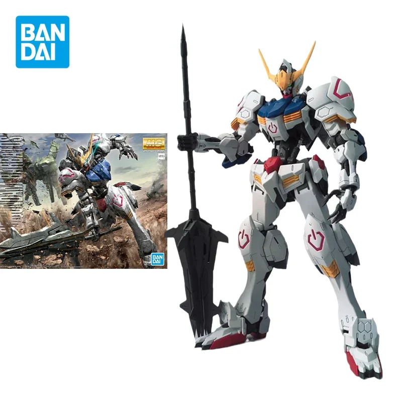 

Bandai Genuine Gundam Model Kit Anime Figure MG 1/100 Gundam Barbatos Fourth Form Action Figures Collectible Toys Gifts for Kids