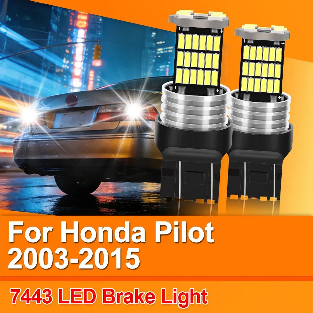 

2PCS LED Brake Light Bulb Lamp W21/5W 7443 T20 Canbus For Honda Pilot 2003-2015