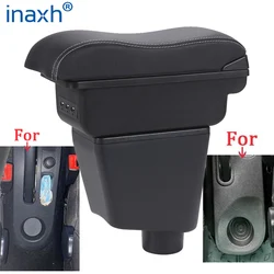 For Renault Clio 4 Armrest For Renault Clio 3 III IV Car Armrest box Car accessories Storage box holder ashtray Curved surface