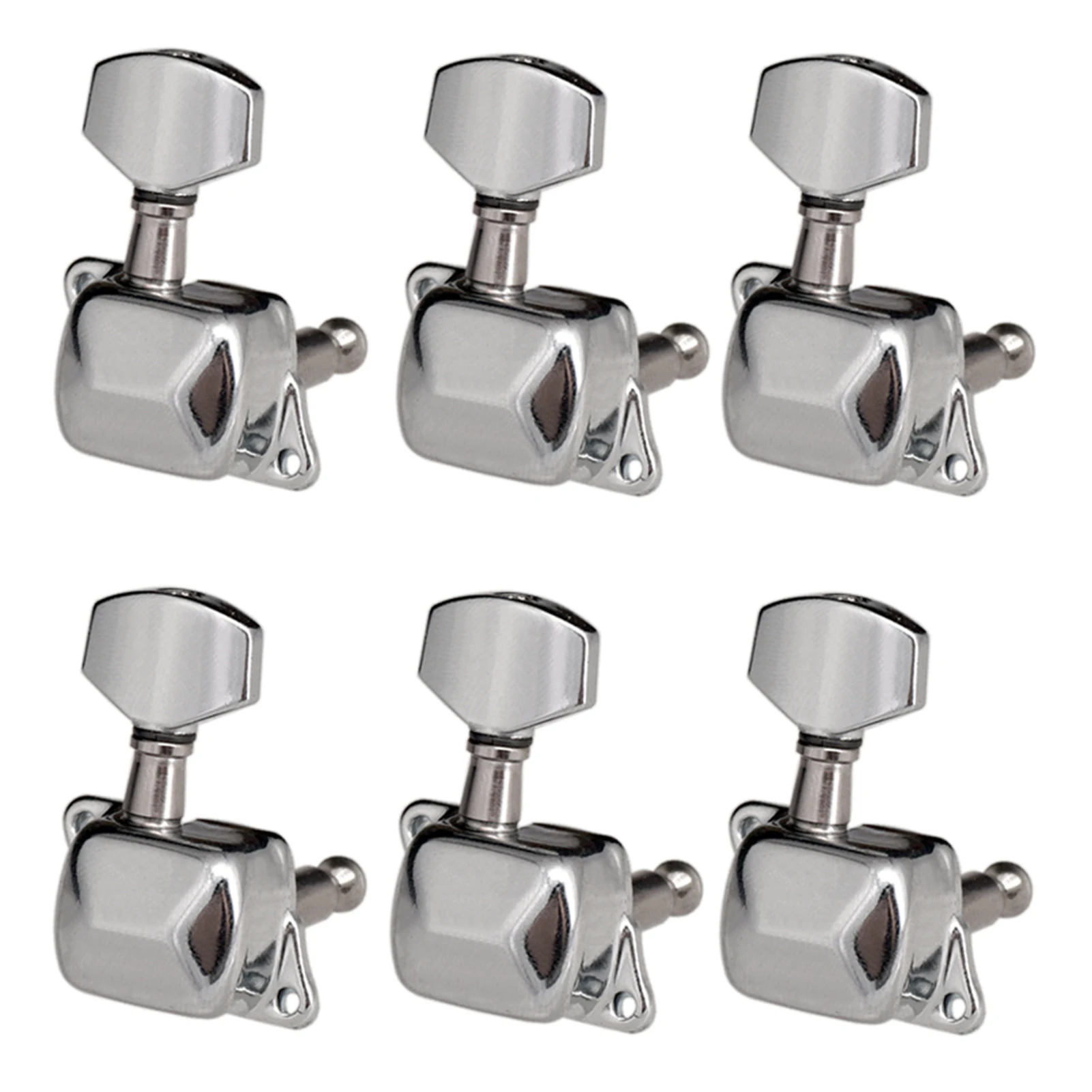 6 Pieces Guitar String Tuning Pegs Semi-closed Tuning Machine Machine Heads Tuners for Electric Guitar Acoustic Guitar