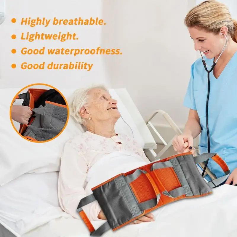 Transfer Belt Adjustable Portable Lifter Transfer Belt For Elderly Disabled For Adults Seniors Disabled Injured Chair Bed